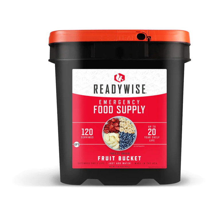 ReadyWise 120 Serving Freeze Dried Fruit Bucket