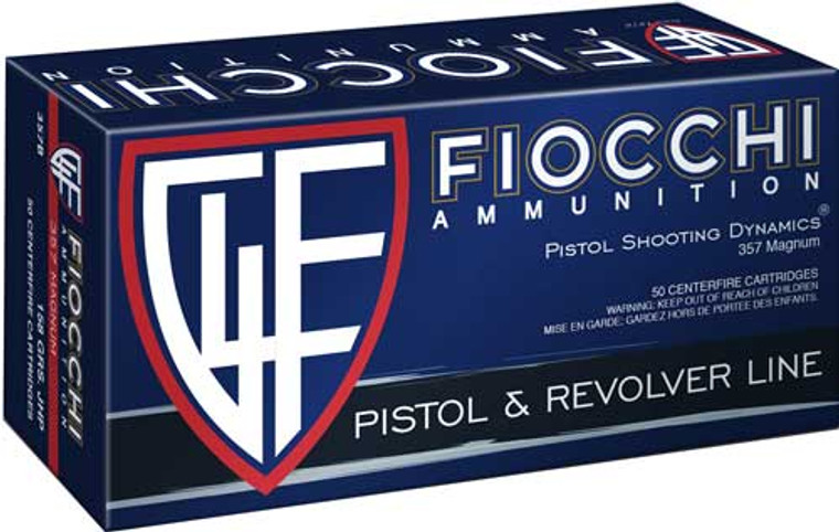 FIOCCHI 357 MAG 158GR JHP