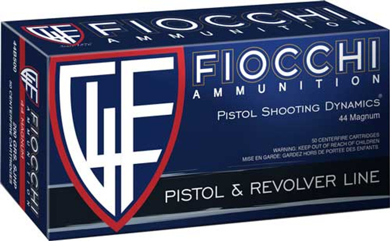 FIOCCHI 44 REM MAG 200GR SJHP