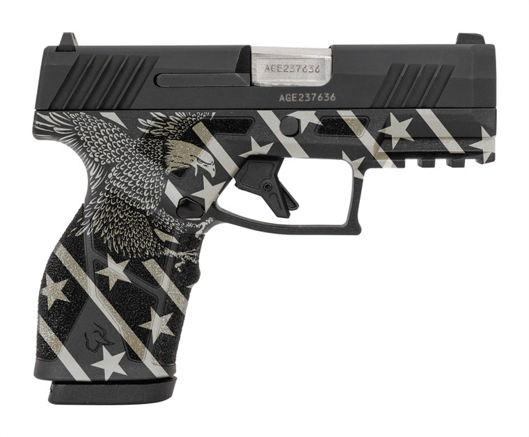 Taurus GX2 9mm Semi-Auto Pistol with Eagle Frame Engraving * 10+1 Capacity
