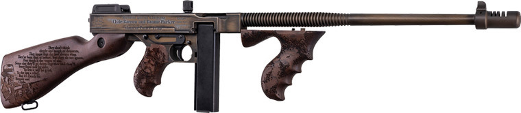 Thompson 1927A1 .45 ACP Carbine with Walnut Engraved Finish