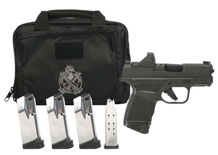 Springfield Armory Hellcat OSP 9mm Semi-Auto Pistol with Optics Ready Slide and Green Dot Sight