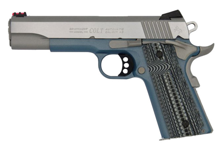 Colt Series 70 Competition 45 ACP Semi-Auto Pistol with Blue Titanium Cerakote Finish