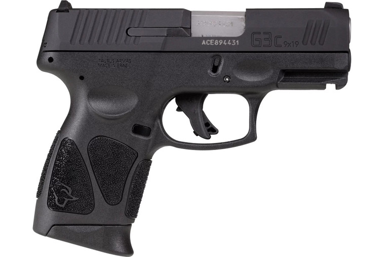 Taurus G3C 9mm Semi-Auto Pistol with Matte Black Finish and 12+1 Capacity