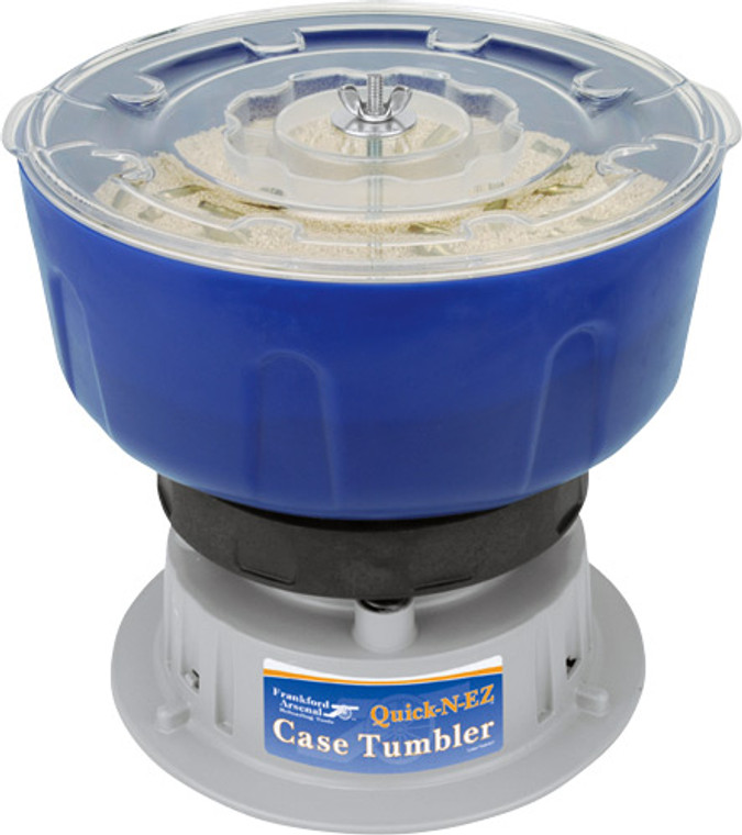 Frankford Arsenal Quick-N-Ez Brass Case Tumbler - Blue, 120 Volt