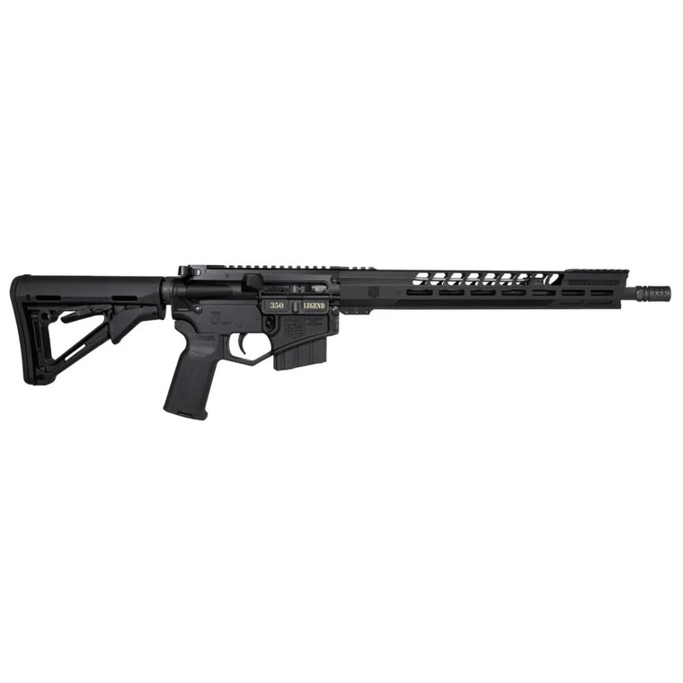 Diamondback Firearms Black Gold DB15 Rifle in 350 Legend with Collapsible Magpul CTR Stock