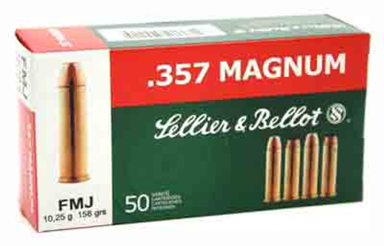 Sellier & Bellot .357 Magnum 158GR FMJ-RN - SB357A