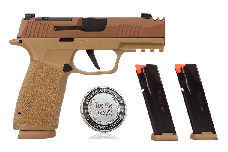SIG SAUER P365X-Macro Comp 2A 9mm Semi-Auto Pistol - Coyote Finish