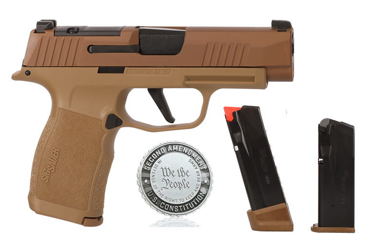 SIG SAUER P365XL 2A 9MM Coyote Semi-Auto Pistol - Model 365XL-9-CXR3P-2A
