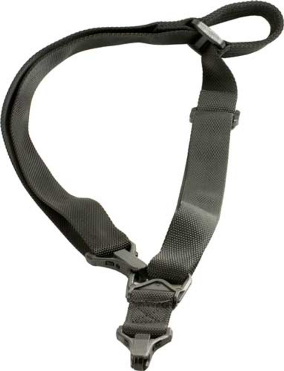 J&E Machine Tech TS-SL6B Quick Action 1/2 Point Convertible Sling - Heavy Duty Black Nylon
