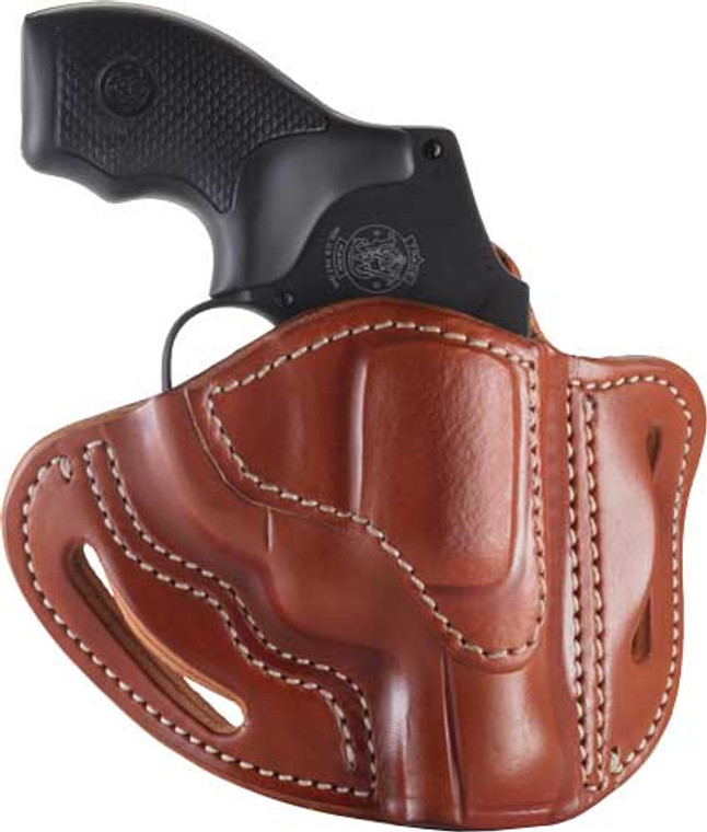 1791 Gunleather RVHX-1-CBR-R Revolver Thumb Break OWB Holster - Brown Leather