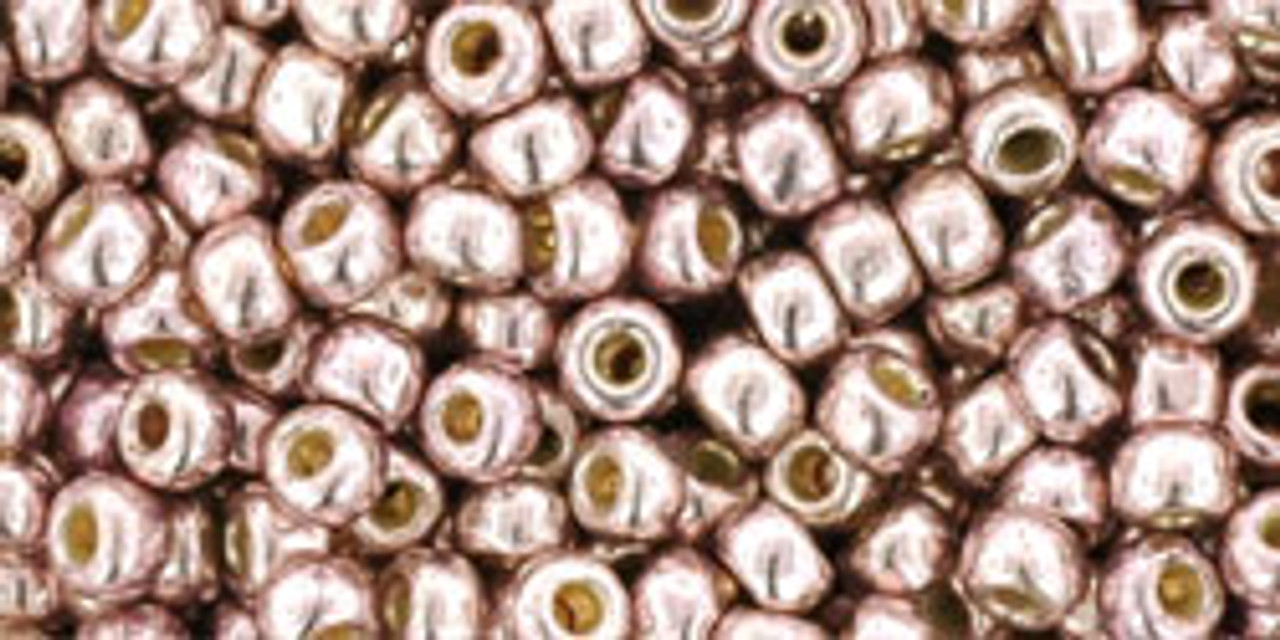 8/0 Metal Seed Beads - Matte Zinc Plate 