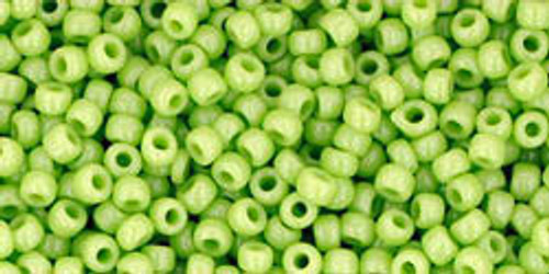 Toho Seed Beads 11/0 #113 Opaque Sour Apple 50 grams