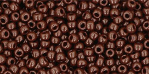 TOHO Seed Beads 11/0 Rounds #132 Opaque Oxblood 50 Grams