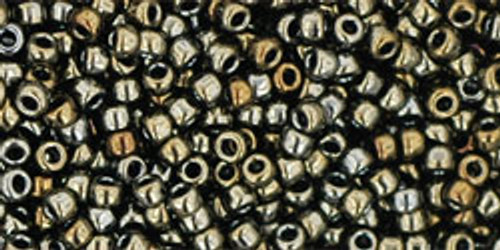 TOHO Seed Beads 11/0 Rounds #146 Metallic Iris Brown 50 Grams