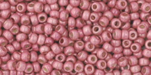 Toho Bead 11/0 Round #215 Permanent Finish Matte Galvanized Pink Lilac 50g