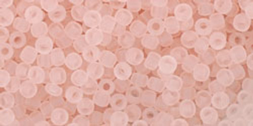 Toho Seed Bead 11/0 Round #218 Transparent Frosted Rosaline 20 gr