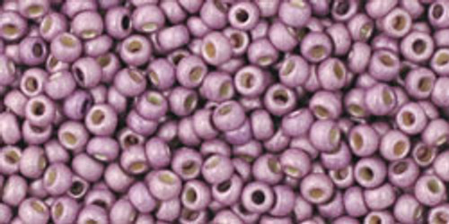 Toho Bead 11/0 Round #228 Permanent Finish Frosted Galvanized Lilac 50g