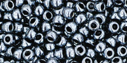 TOHO Seed Beads 8/0 Rounds #41 Metallic Hematite 20 Gram Pack