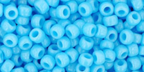 TOHO Seed Beads 8/0 Rounds #51 Opaque Blue Turquoise 20 gram