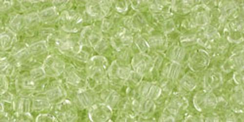 TOHO Seed Beads 8/0 Rounds #55 Transparent Citrus Spritz 20 Grams