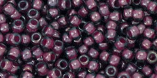 Toho Seed Bead 11/0 Round #271 In-Grey/Magenta Lined 50 grams