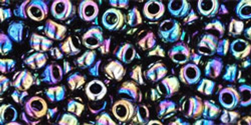 Toho Seed Beads 8/0 Rounds Metallic Rainbow Iris