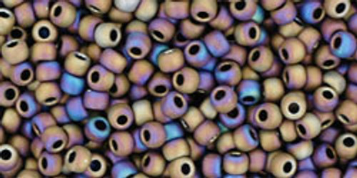 Toho Seed Beads 11/0 Rounds Matte Color Iris Purple