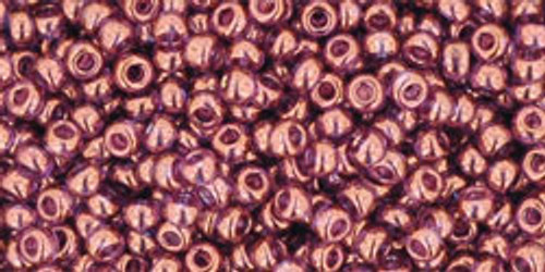 Toho Seed Beads 11/0 Rounds #326 Gold lustered Lilac 20 gram