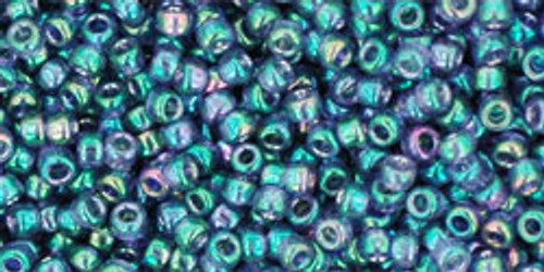 Toho Seed Beads 11/0 Rounds #14 Gold-Lustered Mediterranean Sea 250g