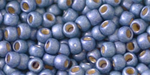 Toho Seed Beads 8/0 Rounds #116 Permanent Finish Frosted Metallic Polaris 20gm
