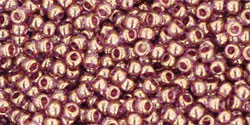 Toho Bulk Beads 11/0 Round #361 Gold Lustered Light Amethyst 250 gram