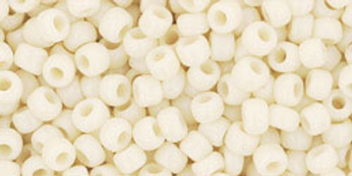 Toho Bulk Seed Beads 8/0 Rounds #40 Opaque Light Beige 250g Fac Pak