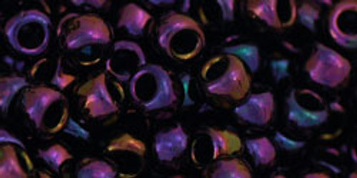 Toho Seed Beads 6/0 Rounds #22 Metallic Iris Purple 50 Gram Pack