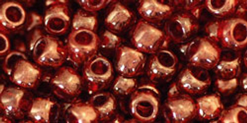 Toho Seed Beads 6/0 Round #43 Gold Lustered African Sunset 50 g.