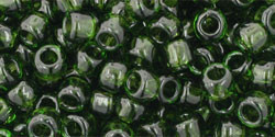 Toho Seed Beads 6/0 Round #49 Transparent Olivine 50 grams
