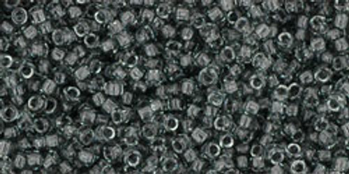 Toho Seed Beads 15/0 Round #9 Transparent Gray 100 gram pack