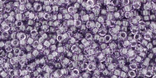 Toho Seed Beads 15/0 Round Transparent Sugar Plum 100 gram