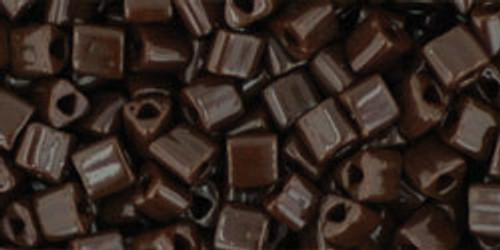 Toho Seed Beads 8/0 Triangles Opaque Oxblood 8 gram tube Toho Seed Beads 8/0 Triangles Opaque Oxblood 8 gram tube