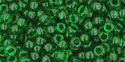 Toho Seed Beads 8/0 Round #154 Transparent Grass Green 20 grams