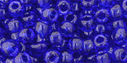 Toho Beads 6/0 Round #66 Transparent Cobalt 50 grams
