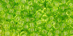 Toho Bulk Beads 8/0 Round #169 Transparent Lime Green 250 gram