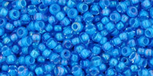 Toho Beads 11/0 Round #399 Light Sapphire Opaque Blue Lined 20gm
