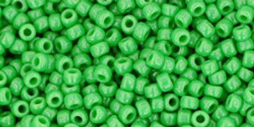 Toho Bulk Beads 11/0 Round #413 Opaque Mint Green 250 gram factory pack