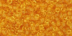 Toho Bulk Beads 11/0 Round #416 Transparent Light Topaz 250 gram
