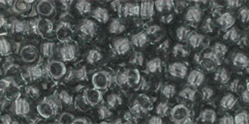 Toho Seed Beads 8/0 Round #206 Transparent Gray 20 gram pack