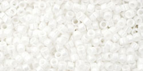 Toho Seed Beads #1 Treasures Opaque Lustered White 100 gram pack
