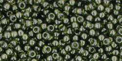 Toho Seed Bead 11/0 Round #182 Transparent Olivine 250 Grams