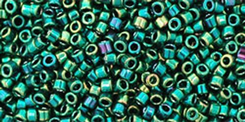 Toho Seed Beads #1 Treasures Higher Metallic June Bug 10 grams