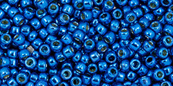 Toho Beads 11/0 #455 Perm Fin Galvanized Ocean Blue 250g